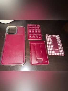Walli case iPhone 16 pro max case with 2 MagSafe wallets and suction plate